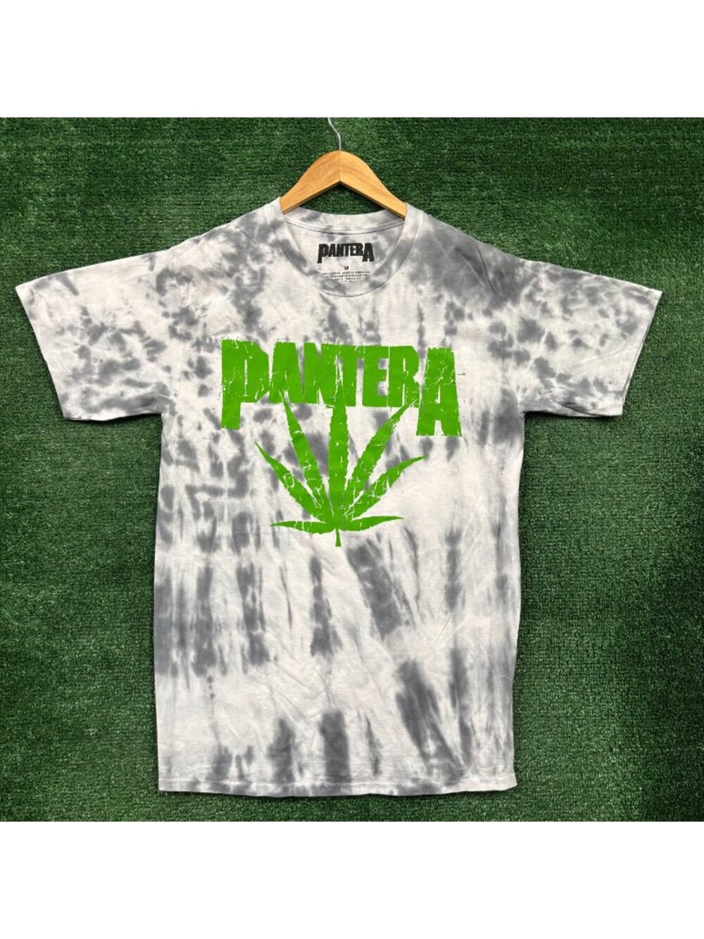 Pantera Fly'n Across America Tour Heavy Metal Band Tie-Dye T-Shirt Medium